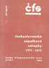 Obal katalogu s. ZN 1971 - 1972