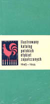 Obal katalogu Polsk zpalkov nlepky 1945 - 1966