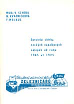 Obal katalogu Speciln sbrka eskch zpalkovch nlepek 1945 - 1975