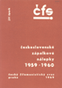 Obal katalogu čs. ZN 1959 - 1960
