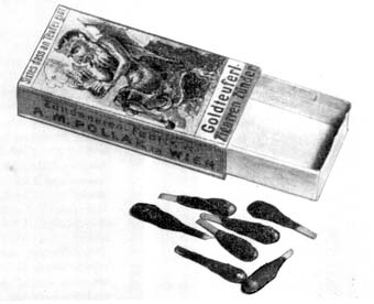 Goldteuferl - Zigarren - Zünder z roku 1845